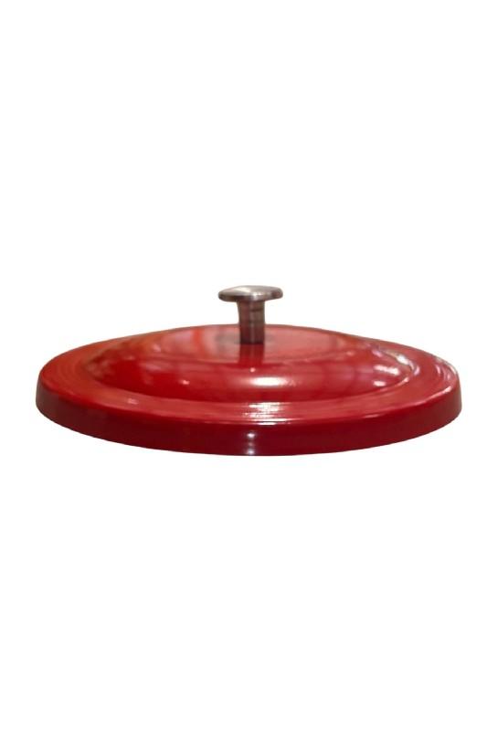 Red Lid for Counter Top Jar